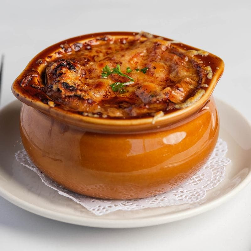 French onion soupe